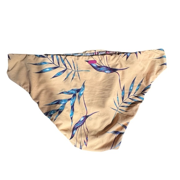 Roxy Women Swimsuit Low Rise Reversible Bikini Bottoms Estim M/L 30” Waistband - Picture 4 of 8